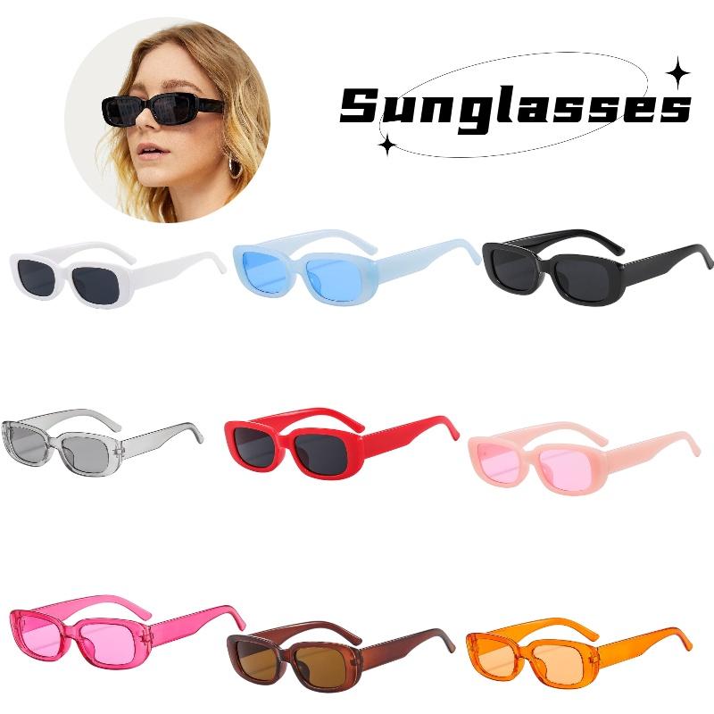 Retro And Cool Square Sunglasses With Multiple Colors For Women And Adults