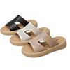 Summer New Women's Shoes Platform Open-toed Wedge Heel Hole Hollow Outdoor Sandals Beach Trailing Sandals