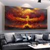 Chinese Dragon and Phoenix Modern Art Canvas Painting Posters and Prints Wall Art Pictures Home Living Room Office Decoration No Frame