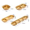 1/2/3/4 Grids Condiment Tray Seasoning Container Divided Sauce Tray BBQ Sauce Plate  Kitchen