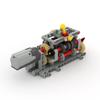6-ступенчатая коробка передач, совместимая с LEGO, обучающая сборная игрушка с механизмом переключения передач и моделью двигателя