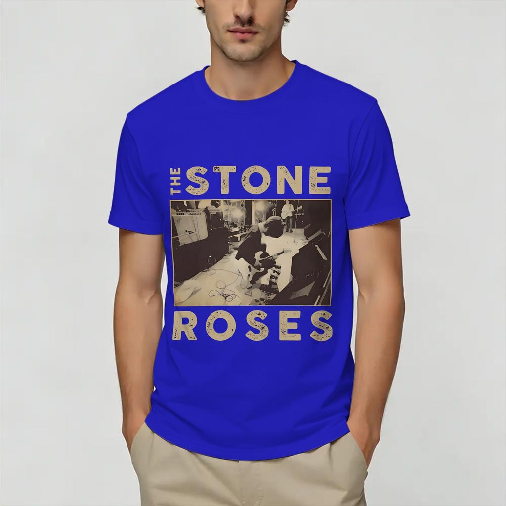 The Stone Roses T Shirt Summer Fashion TShirts Unisex 100 Cotton ONeck Oversized Top Tees Short Sleeve Y2K Retro Tshirt