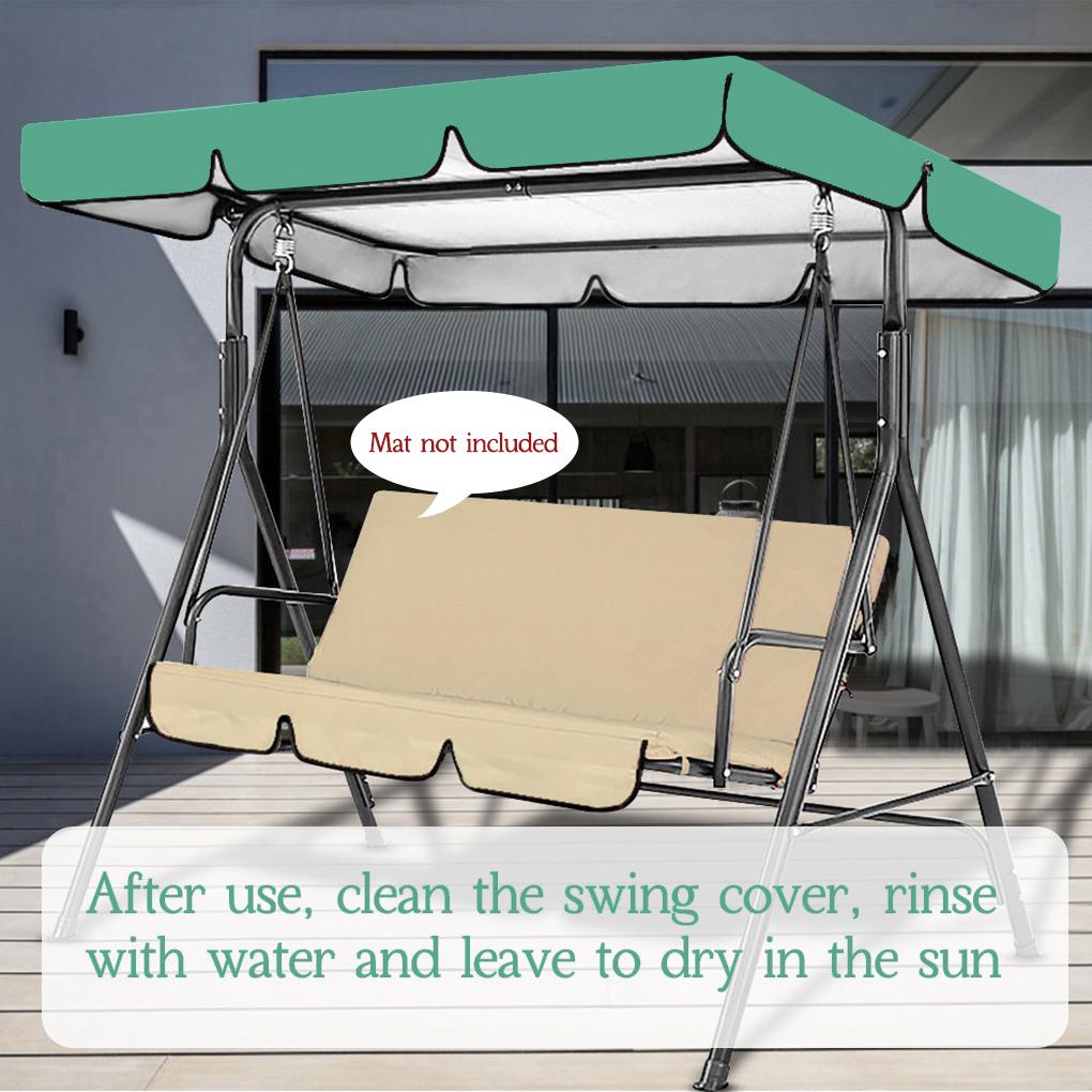 Садовые качели Навес Верхняя крышка Водонепроницаемый Уличный Гамак для кресла-качалки