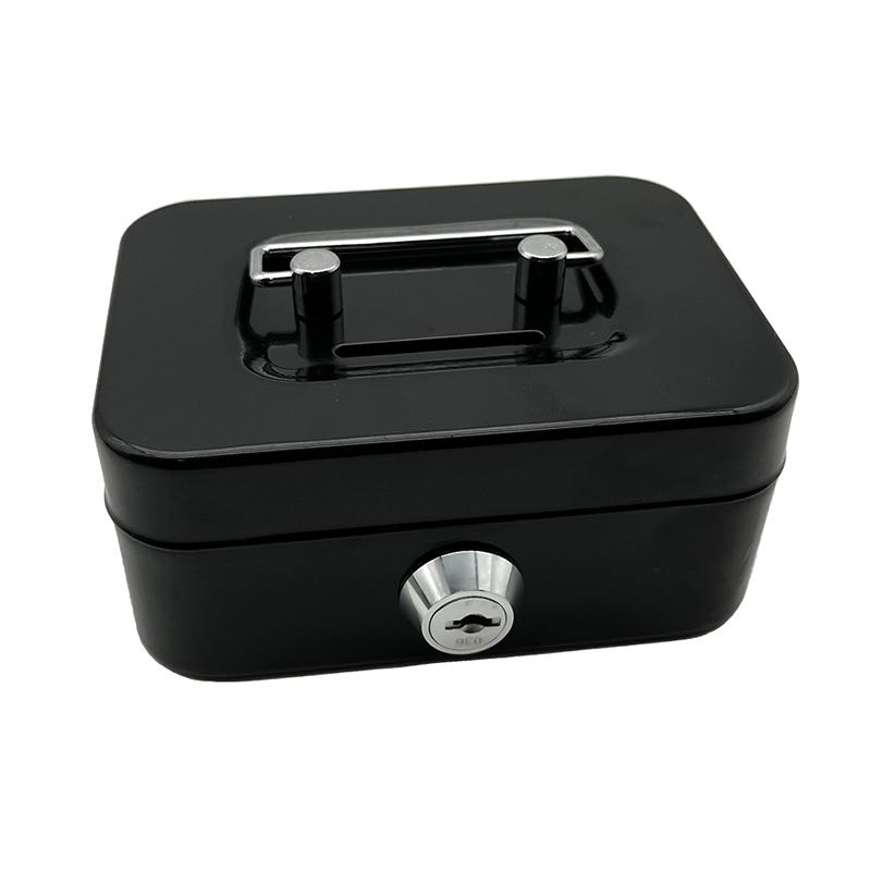 Metal Cash Box Mini Safe Lock Box Money Bank Metal Coin Bank Security Box Sturdy Cash Portable For Kids Coin Collection
