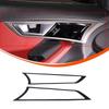 Для Jaguar F-TYPE 2013-2026 ПВХ Глянцевый черный Модификация интерьера Центральная консоль Декоративная полоса Наклейка на обшивку двери Автоаксессуары