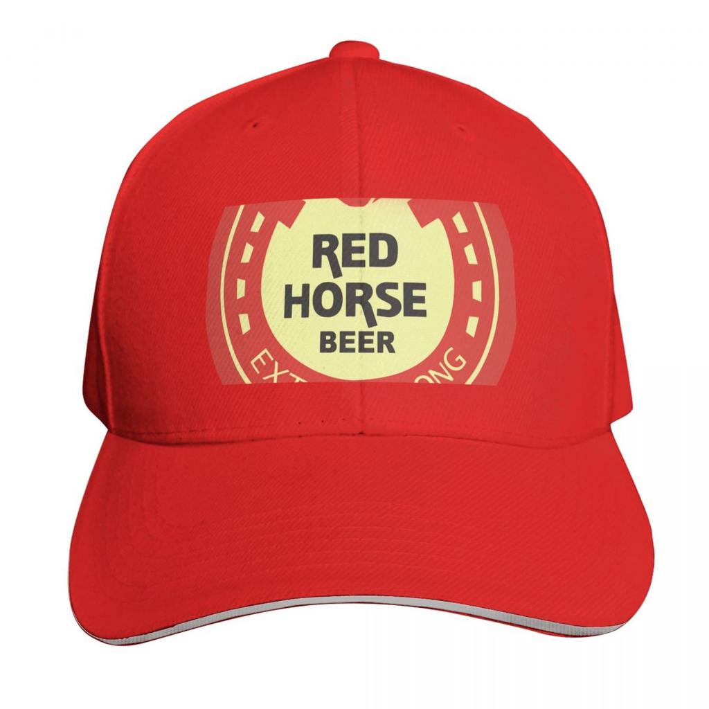 Red Horse Beer Logo Essential Tshirt Baseball Cap Vintage Retro Embroidered Lightweight Packable Gift For Him Her