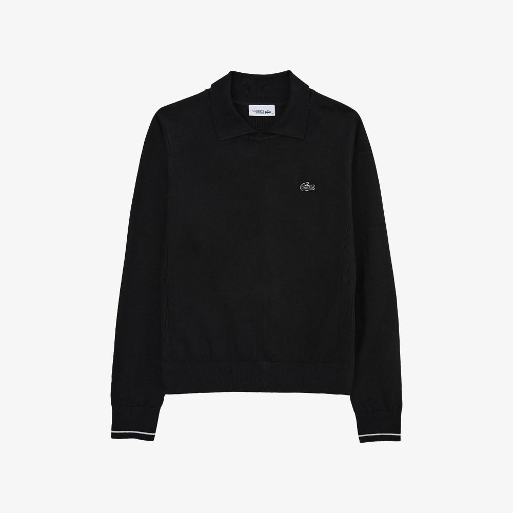 [Lacoste] Women's Color-Block Collar Sweater AF814E-55N031