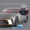 Больше размера 1:18 Niaasn GTR 50 Сплав Модель Спортивного Автомобиля Литье под Давлением Металлическая Игрушка Модель СуперКара Звук и Свет Имитация Подарки