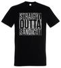 Футболка Straight Outta Sandicot Символ миллиардов Логотип Компании Бобби Аксельрод