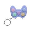 Mini Game Machine Keychain Portable Game Console Stress Relief Keychain for Kids Children