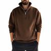 Men Casual Fashion Fall Shirt Long Sleeve Men's Trendy  Pullover Tops Collar Sweatshirt