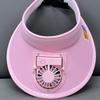 Fan Hat 3 Speed Adjustable Fan Angle Outdoor Rechargeable Small Fan Large Brim Hollow Top Hat Anti-UV Travel Hat