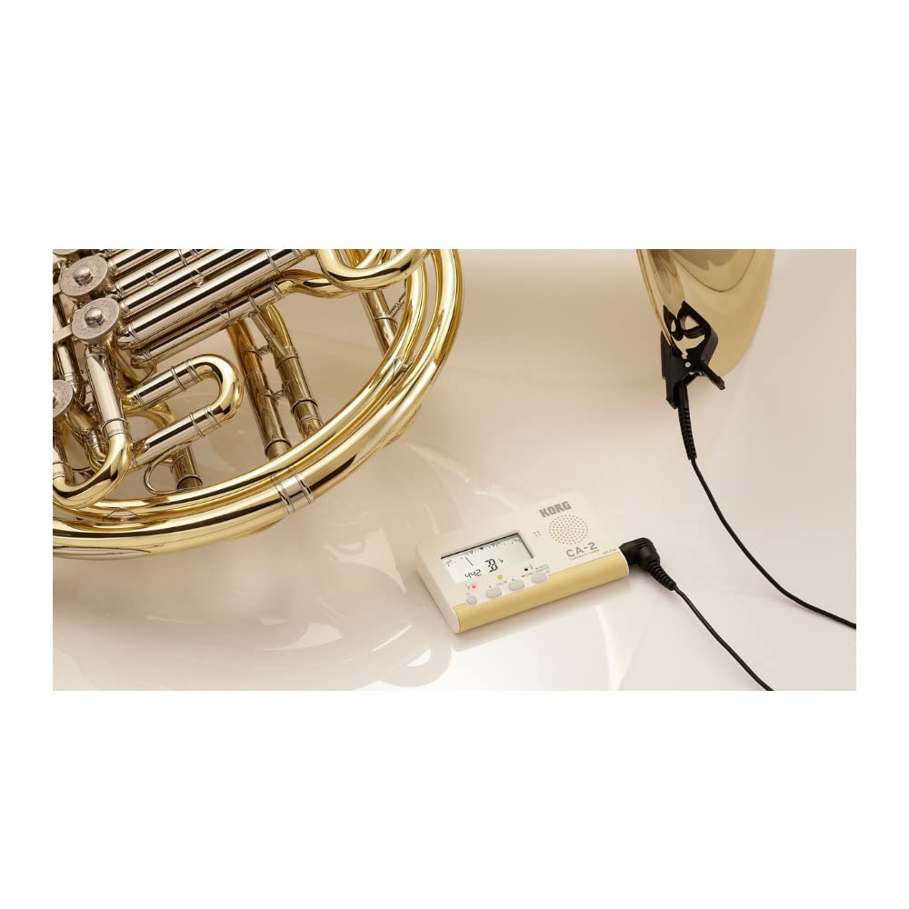 KORG Chromatic Ideal for wind brass a cappella and individual Features 200 hours of continuous lightweight and compact CA-2 Tuner ensembles, bands,