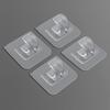 4PCS Holder 6*6cm Bracket Curtain Drapery No Drill