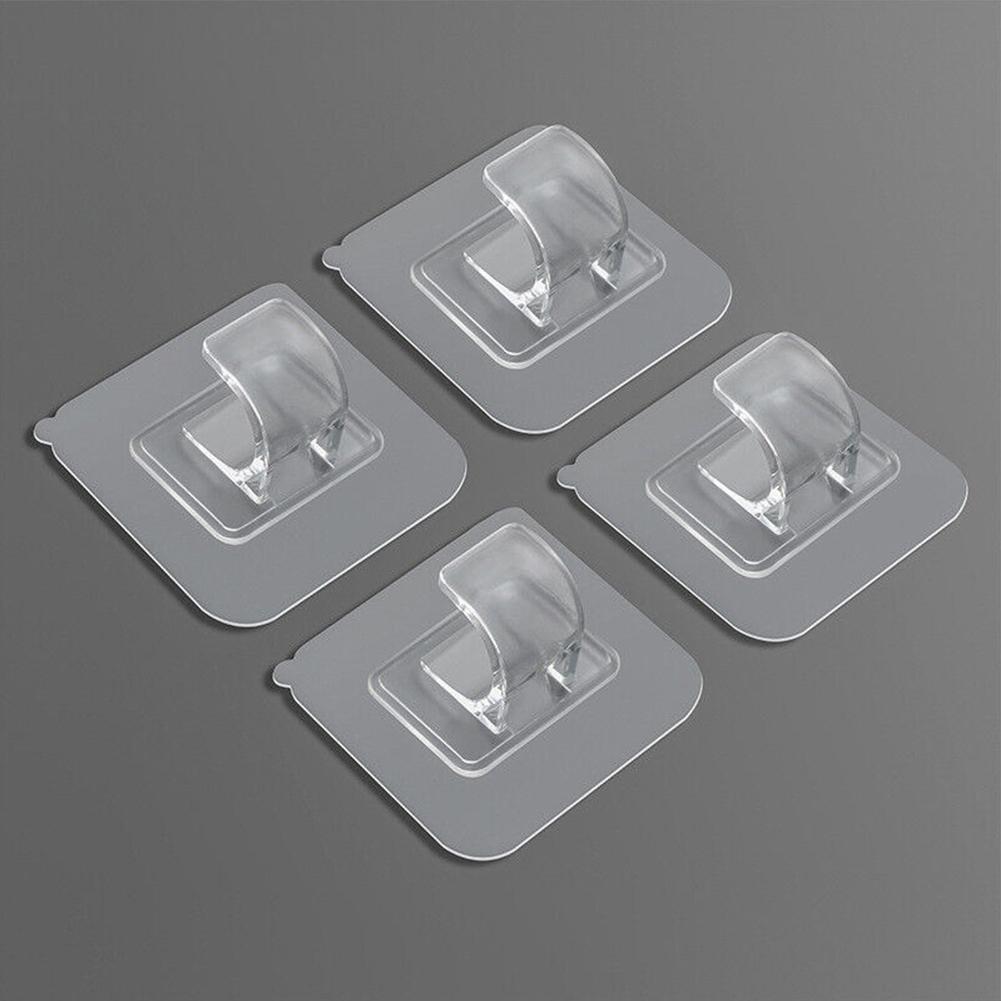 4PCS Holder 6*6cm Bracket Curtain Drapery No Drill