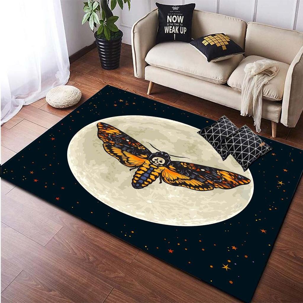 Коврики для области головы черепа смерти, нескользящий напольный коврик, коврики для дома, коврик для беговой дорожки, ковер для спальни, ковры для гостиной