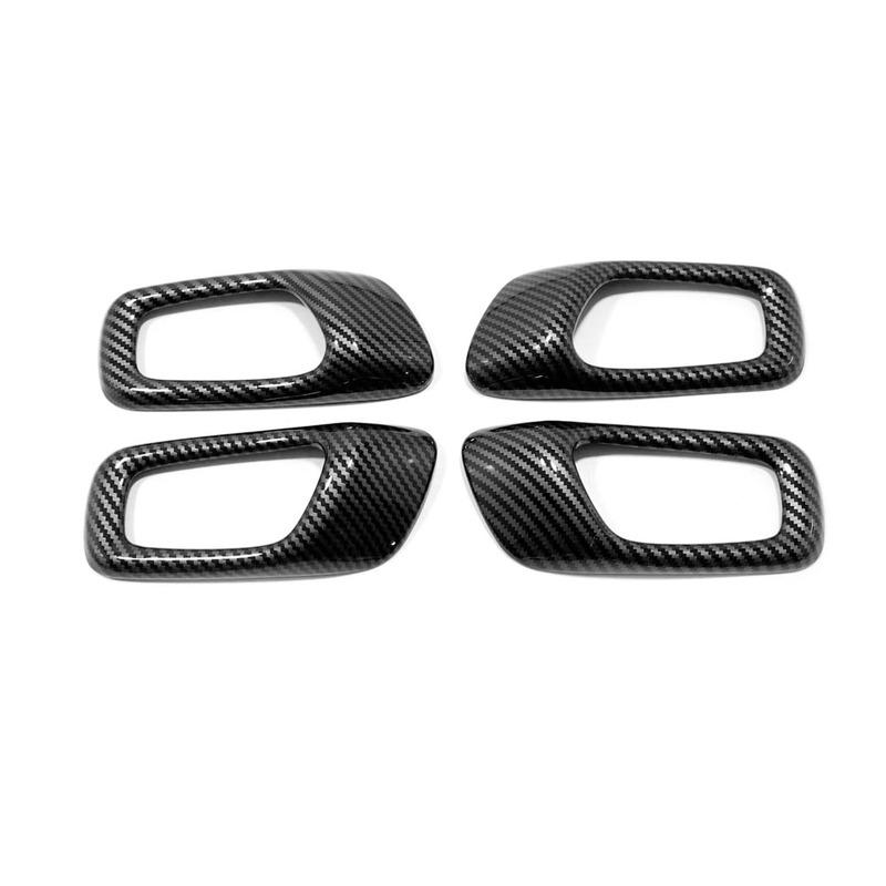 ABS Plastic Car Handrail Door Handle Bowl Covers Trim Auto Accessories Armrest 4PCS For Honda Civic 11th Gen 2024