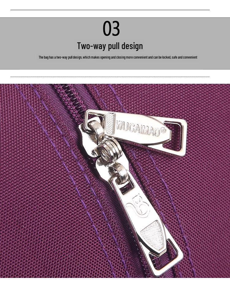 Складная сумка для багажа из ткани Оксфорд большой вместимости: Портативная дорожная сумка на колесиках 20/24 дюйма