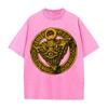 Gothic Yk YuGiOh Graphic Tshirt Anime Washed Oversized T Shirt Mens Clothing Summer High Quality Pure Cotton Tees Tops