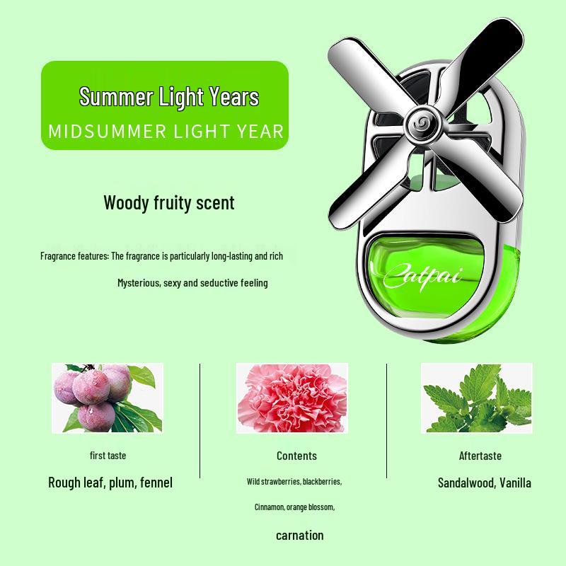 Creative Four-Leaf Pinwheel Car Air Freshener & Aroma Diffuser