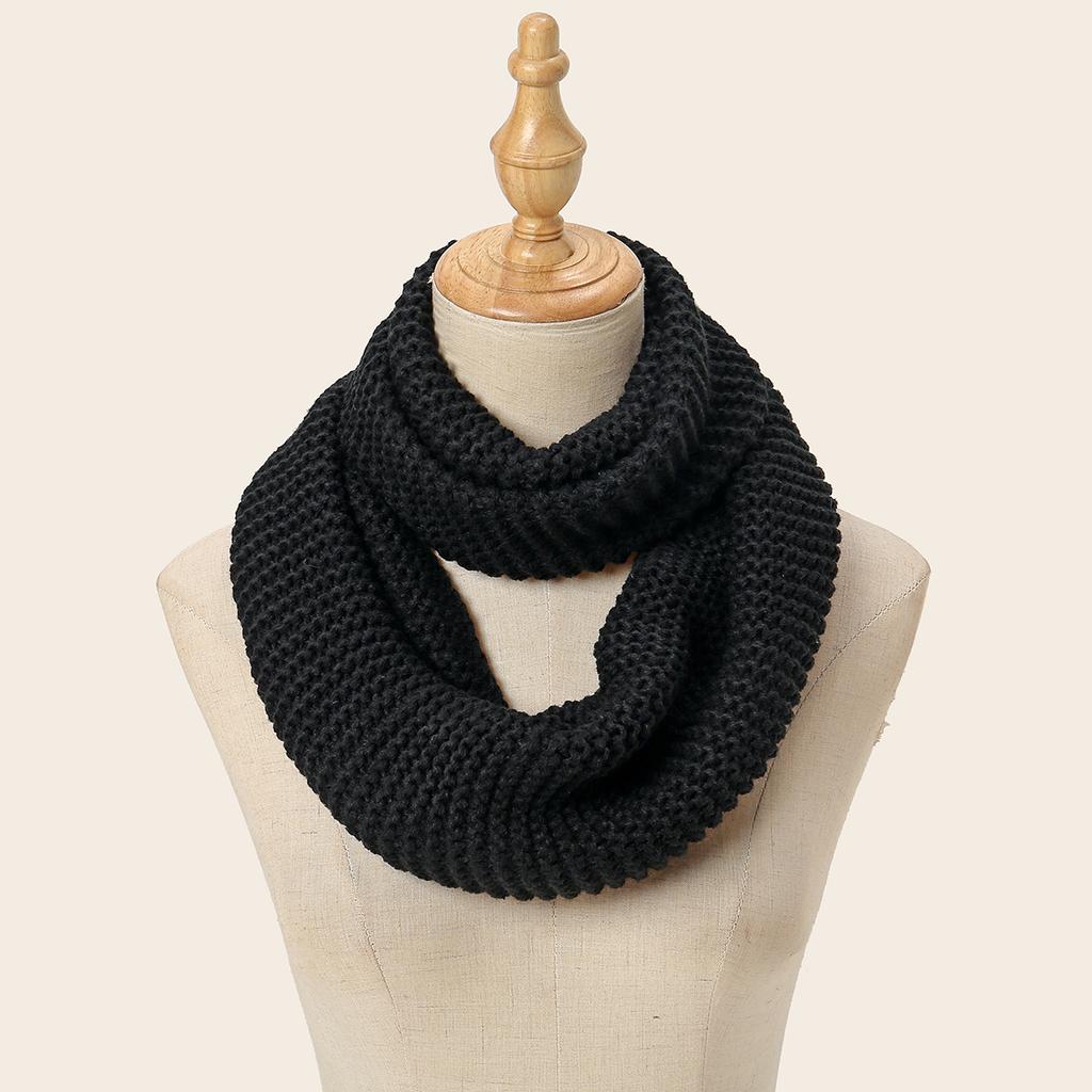 New Winter Scarf Women Infinity Knitted Scarf Circle Neck Scarf Shawl Women Super Chunky Loop Snood Unsex Solid Crochet