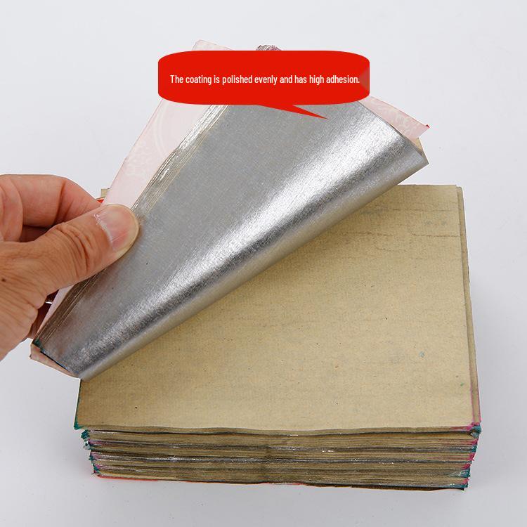 Набор Цинмин и Чжунъюань (Фестиваль голодных духов) из джосс-бумаги и оловянной фольги со сложенными слитками