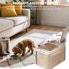 Dog Food Storage Container Large Capacity Transparent Pet Food Bucket Box Moisture Proof Dog Cat Dry Food Bin Sealed Container