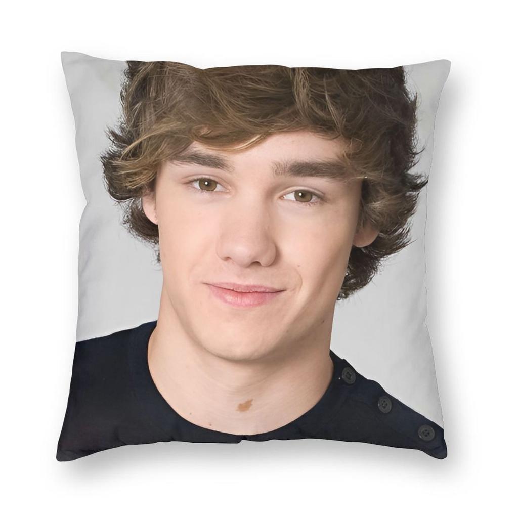 Liam Payne Pillowcase Double-sided Printing Fabric Cushion Cover Decorations Throw Pillow Case Cover Sofa Zippered 40X40cm