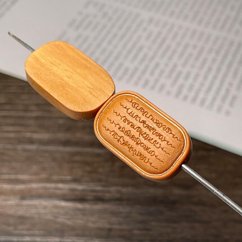 Xinshan Carved Sandalwood Beads and Phone Pendant Accessories