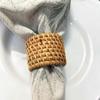 Плетеные ротанговые кольца для салфеток, Ручной работы натуральные плетеные кольца для салфеток, Деревенский шик держатели для салфеток для вечеринки, ужина, украшения обеденного стола