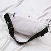 Холщовые поясные сумки унисекс со стрелкой и отражением, парусиновая повседневная сумка через плечо для пары с отверстием для наушников, дорожная поясная сумка для бега