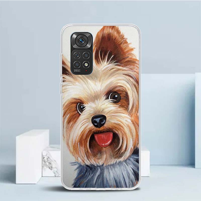 Yorkshire Terrier Dog Puppy Cover for Xiaomi Redmi Note 15 14 13 12 Pro Plus Phone Case 14S 11S 11T 11E 10S 10 4G Pattern Shell