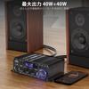 Bluetooth Amplifier HiFi Stereo Power Amplifier Receiver Channel 2X40W Mini Amplifier Small Home Audio Amplifier Control for Speakers Input 5.0 2.0