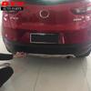 Накладки на передний и задний бампер из нержавеющей стали для Mazda CX-3