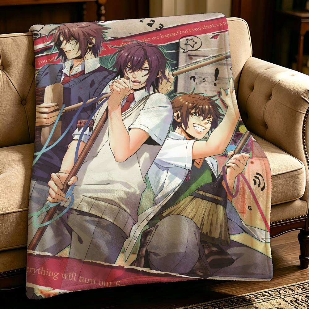 Игра H-Hakuoki-I Толстое Уютное Фланелевое Одеяло, Многоцелевое Использование В Помещении На Улице Ежедневный Сон