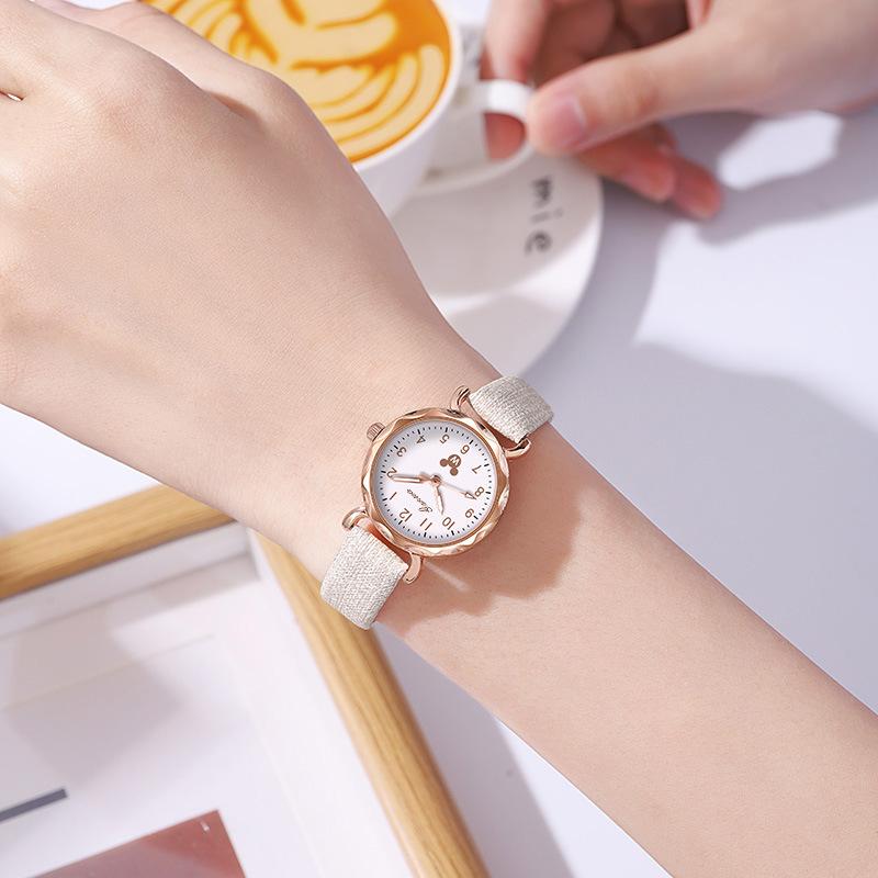 Women's Quartz Watch Student Casual Ladies Wristwatch Simple Stylish Fresh Trendy Forest Style Female Watches For Daily School