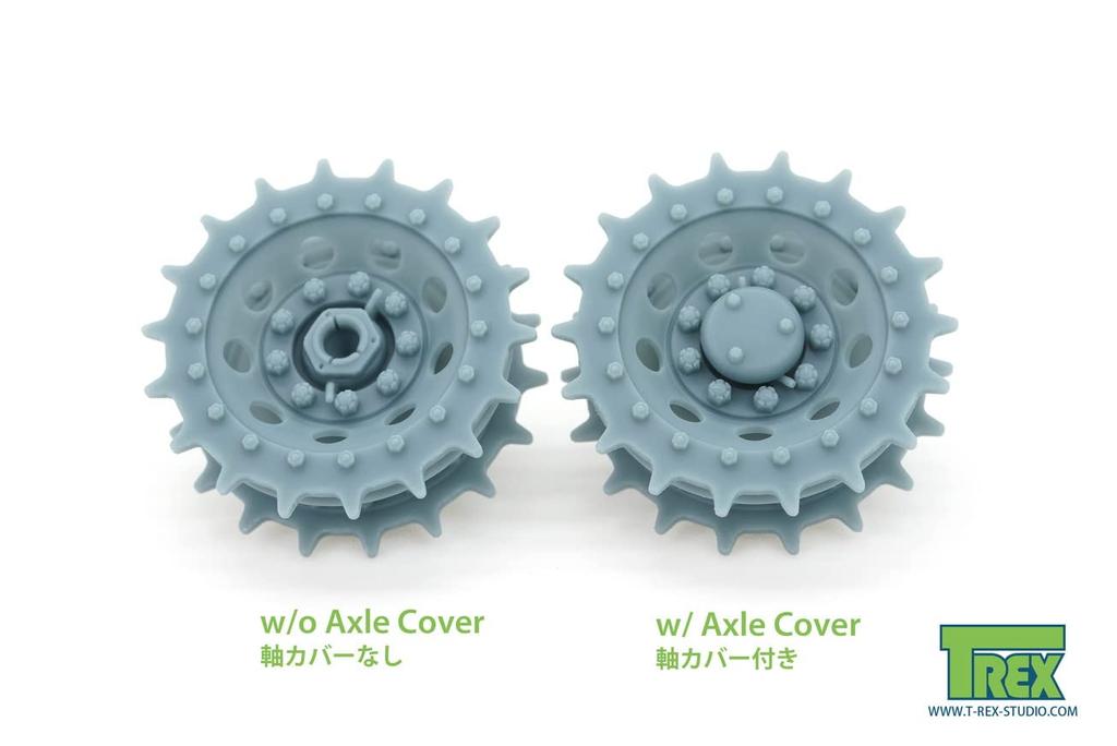 T-Rex Studio 1/35 Scale World War II British Comet Cruiser Tank Wheel Set (for Tamiya) Plastic Model Parts TR35111