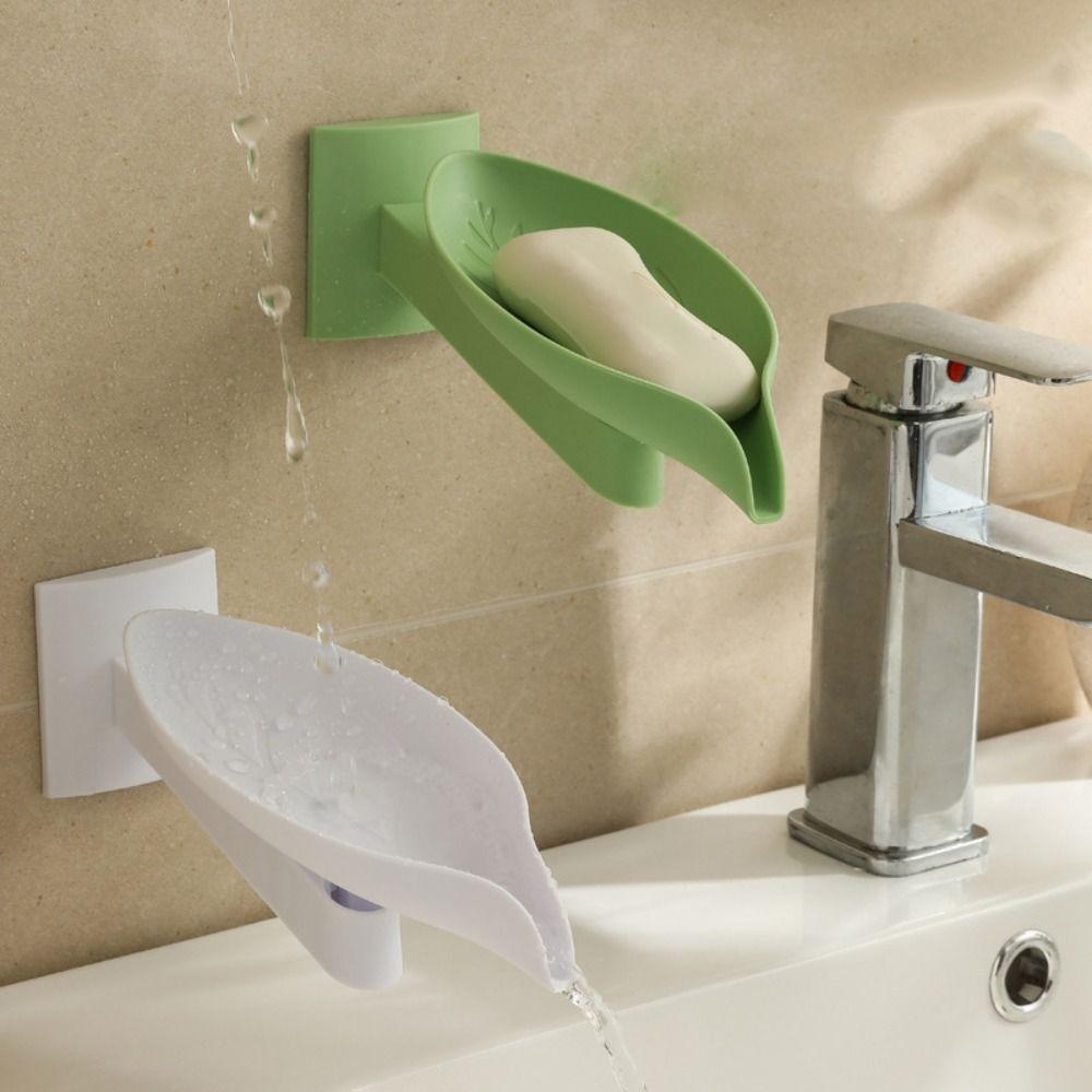360 Rotatable Soap Drain Rack Adjustable Soap Box New Bathroom Soap Holder