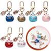 Fashion Bag Charm Cute Japanese Key Chains Pendant Keyring Lucky Cat Keychains Cartoon Keychain