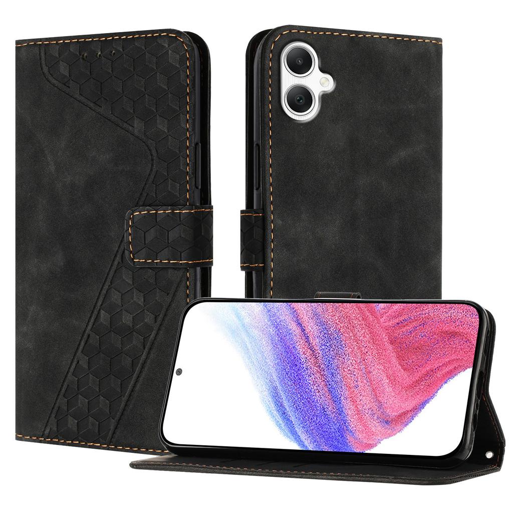 For Samsung Galaxy A06 4G Leather Case 7-Shaped Pattern Wallet Stand Shockproof Phone Cover