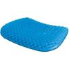 Seat Cushion - COMFORT GEL - Blue - Removable Cover - Rectangular - Interior