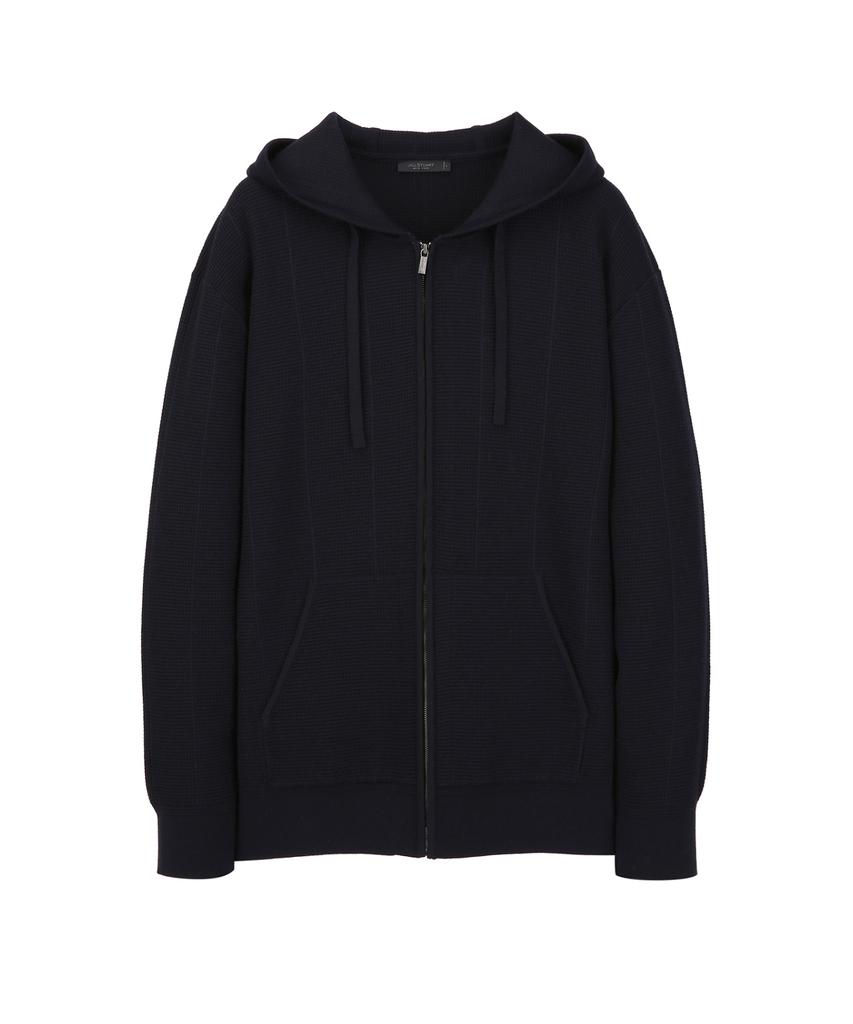 Jillstuart Newyork Men Knit Hooded Zip-Up Cardigan - Dark Navy (Jnsw6A101N3)