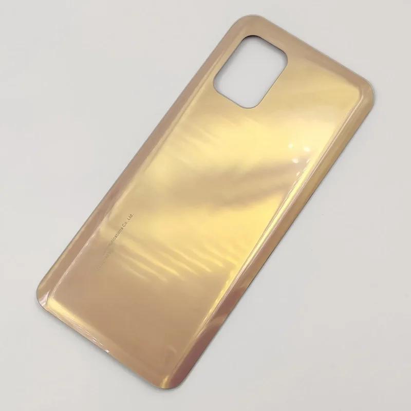 Стеклянная задняя крышка для Xiaomi Mi 10 Lite 5G, жесткая крышка батарейного отсека, задняя дверная панель + оригинальный клейкий клей, логотип