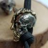 Prajna Skull Brass Knife Beads EDC DIY Woven Bracelets Lanyard Pendants Accessories Outdoor Tool Hangings Charms Gifts