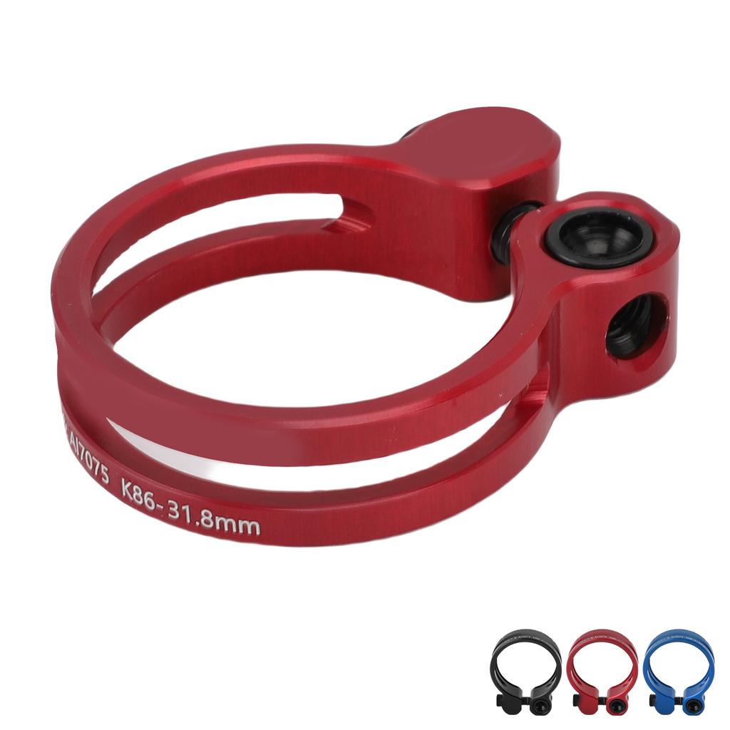 31,8 мм Зажим подседельного штыря велосипеда Алюминиевый сплав Полый Зажим подседельной трубы для горного дорожного велосипеда