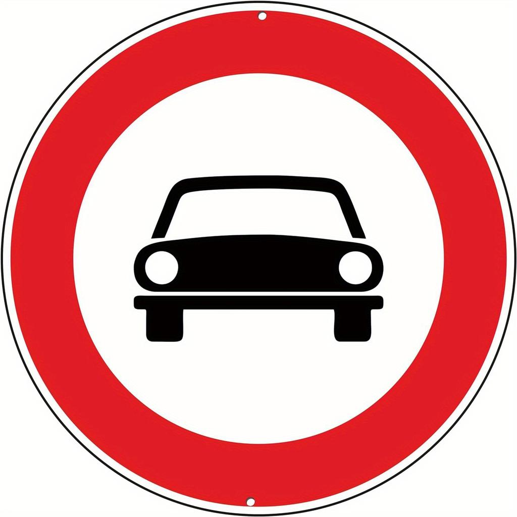 1 шт. 2d плоский деревянный предупреждающий знак - 20 см, несколько узоров на выбор, предупреждающий знак, простой в установке, водонепроницаемый, круглый