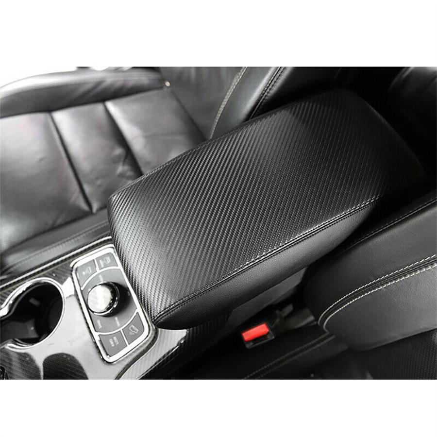 Carbon Fiber Look Center Console Armrest Cover Pad For Jeep Grand Cherokee 11-18