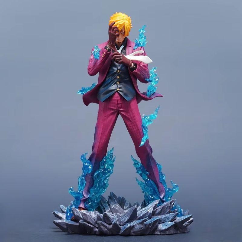 25 см/9,84 дюйма Аниме One Piece Фигурка Санджи Фигурки Действия ПВХ Статуэтка Настольная Коллекция Модель Украшение Игрушки Подарки