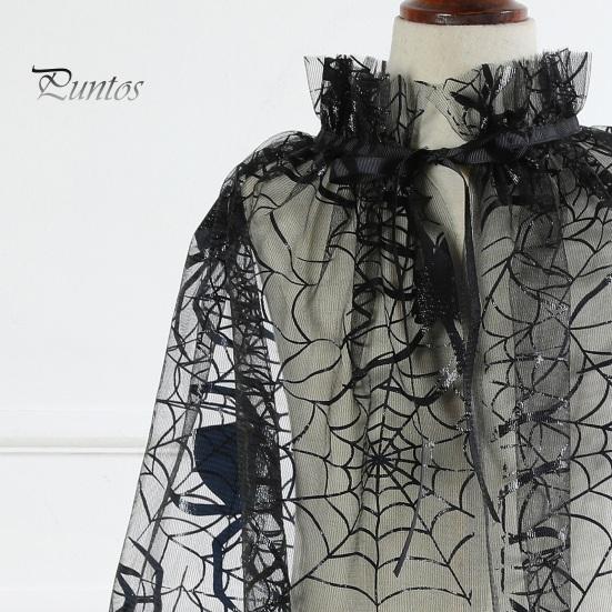 Накидка на Хэллоуин, легкая универсальная одежда, паутина, летучая мышь, тюлевой плащ, костюм для косплея, реквизит для фотосъемки