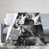Плед Lil Peep Крутой Рэперский Плед Супер Мягкий Теплый Пледы для Дивана 50x60 Дюймов Разные Размеры Одеяло